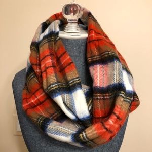 Plaid Infinity Scarf
